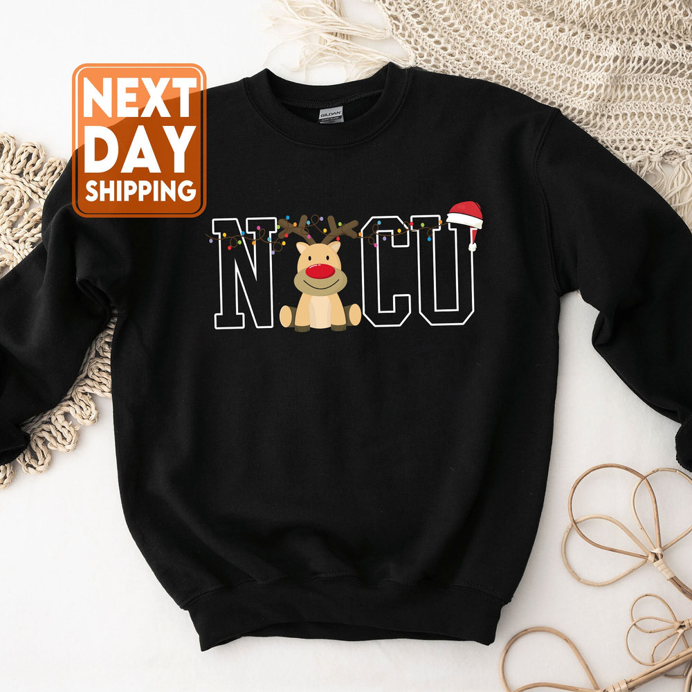 NICU Christmas Sweatshirt, Neonatal Intensive Care Nurse Hoodie, Neonatal ICU Nurse Crewneck, Neonatal Intensive Care Unit Nurse - 5.jpg