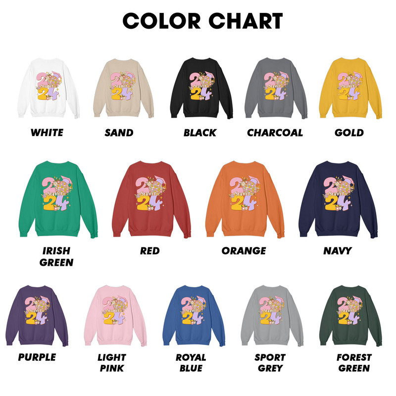 Retro Senior 2024 Sweatshirt, Class Of 2024 Sweatshirt, 2024 Graduate Shirt, Senior Class Of 2024, Wildflower Senior 2024, Senior Outfits - 2.jpg