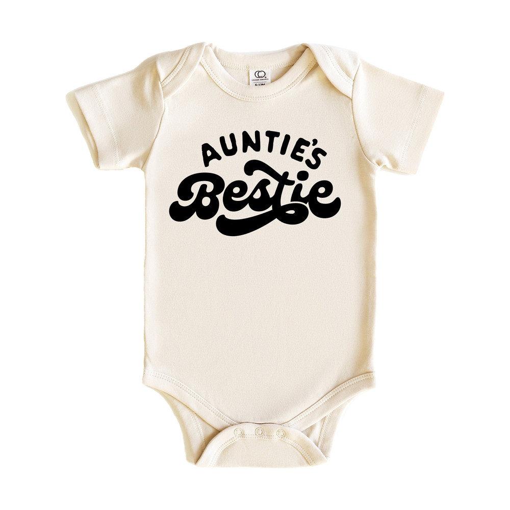 Auntie's Bestie Baby Onesie, Cute Shirt From Auntie, Auntie's Bestie Toddler Shirt, Funny Aunt Shirt, Gift From Aunt - 1.jpg
