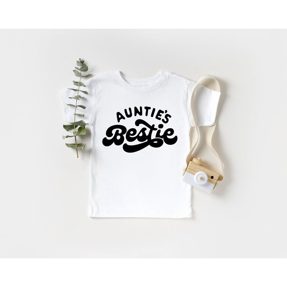 Auntie's Bestie Baby Onesie, Cute Shirt From Auntie, Auntie's Bestie Toddler Shirt, Funny Aunt Shirt, Gift From Aunt - 5.jpg