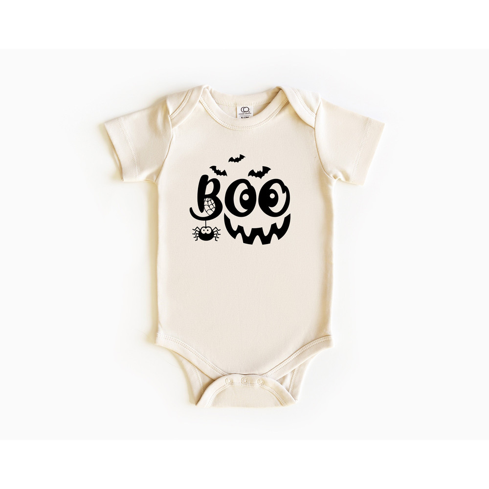 Baby Boo Halloween Onesie,Ghost Halloween Baby,Newborn Gift Idea for Halloween,Ghost Sweatshirt,2023 Happy Halloween,Retro Spooky Season - 1.jpg