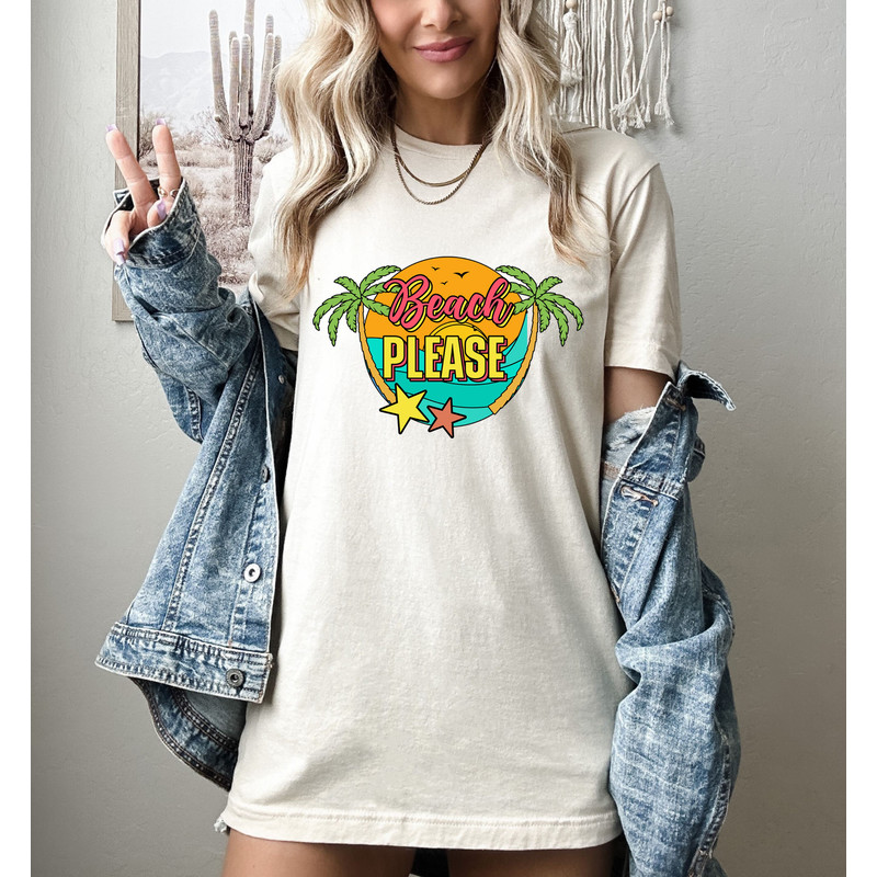 Beach Please Shirt, Beach Volleyball Shirt, Summer Vibes T-Shirt, Summer Vacation Shirt,Road Trip Shirt, Adventure Lover Shirt - 3.jpg