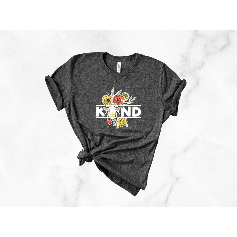 Bee Kind Sweatshirt, Inspirational Shirt, Kind Heart Shirt, Motivational Tee, Positive T-Shirt, Gift For Her, Women Sweatshirt - 2.jpg