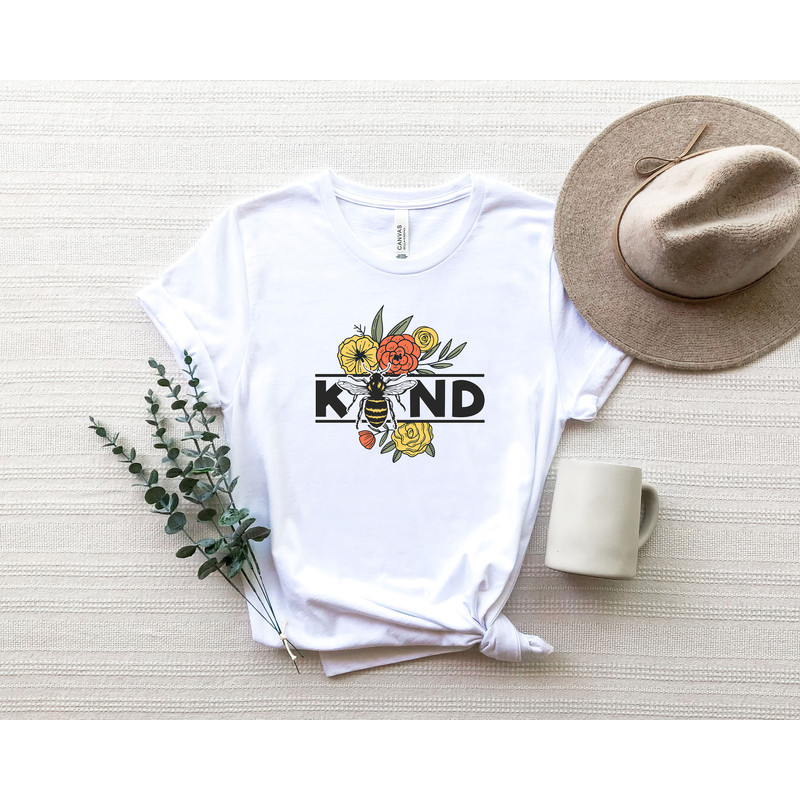 Bee Kind Sweatshirt, Inspirational Shirt, Kind Heart Shirt, Motivational Tee, Positive T-Shirt, Gift For Her, Women Sweatshirt - 3.jpg
