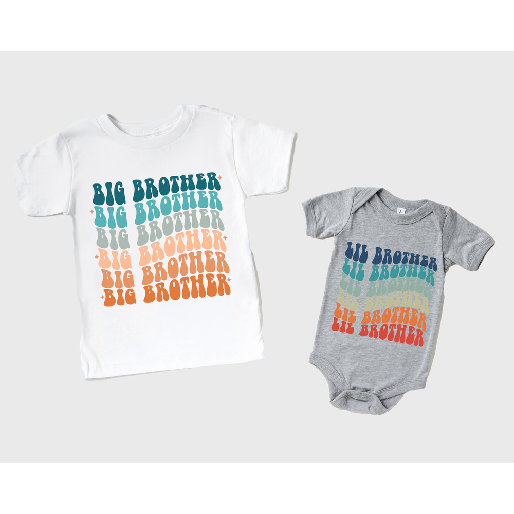 Big Bro Lil Bro Matching Shirts, Big Brother Shirt,Lil Bro Shirt, Baby Announcement, Sibling Hospital Outfits - 1.jpg
