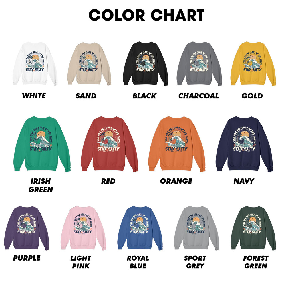 Stay Salty Jesus Shirts, Stay Salty Bible Verse Sweatshirt, Christian Apparel Gifts, Stay Salty Christian Shirt, Faith Based Shirt - 2.jpg