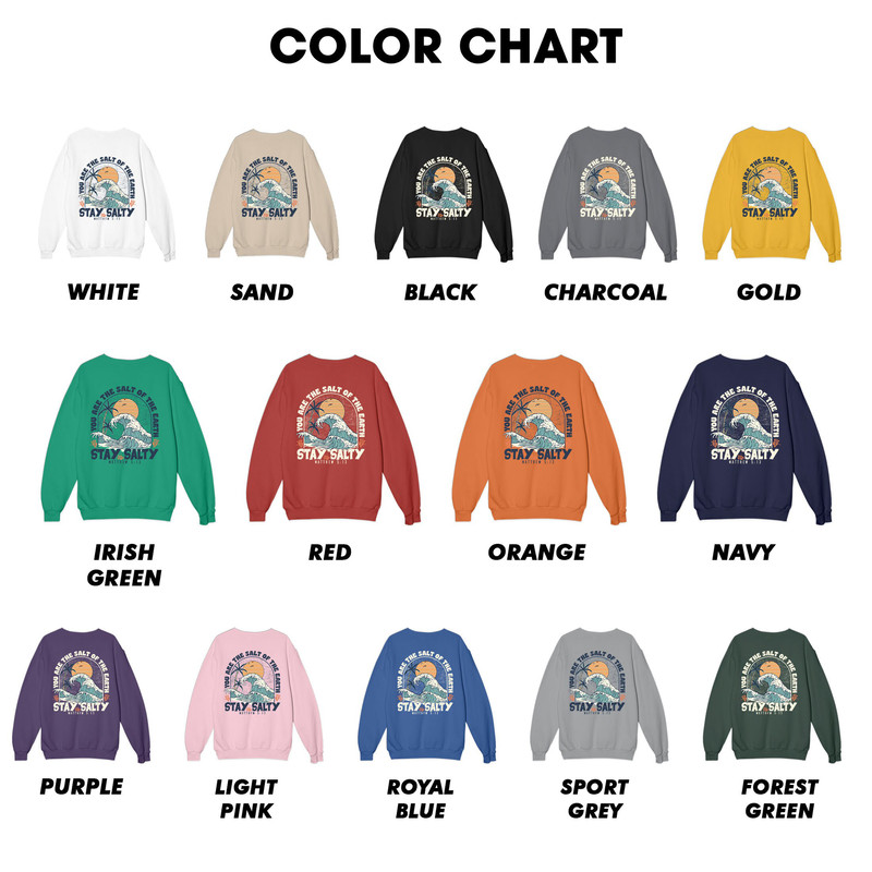 Stay Salty Jesus Shirts, Stay Salty Bible Verse Sweatshirt, Christian Apparel Gifts, Stay Salty Christian Shirt, Faith Based Shirt - 2.jpg