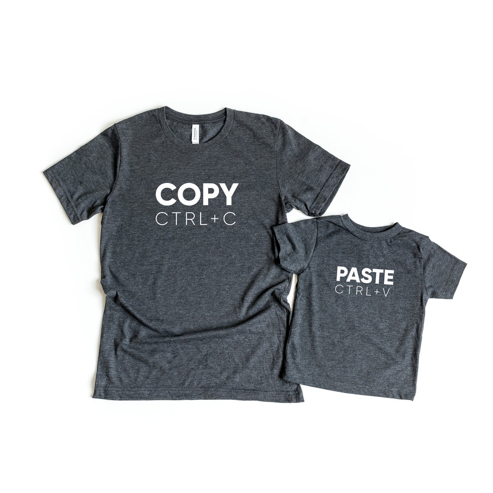 Copy Paste Fathers Day Shirt, Daddy Shirt, Father's Day Shirts, New Dad Shirt, Gifts For Dad, Dad And Son Matching Shirt - 2.jpg