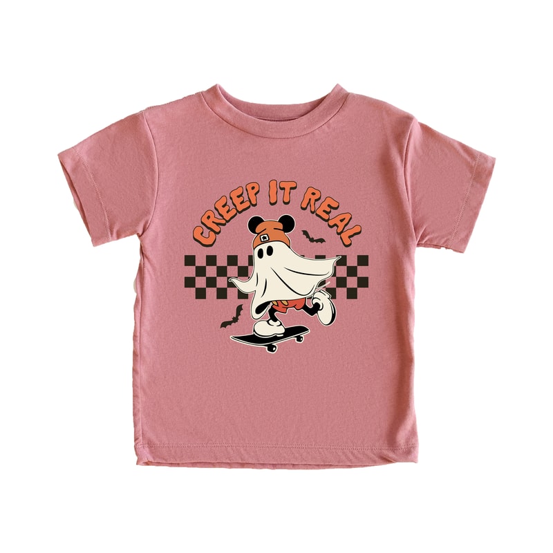 Creep It Real Onesie, Retro Halloween Bodysuit, first halloween gift, Newborn Gift Idea for Halloween, Ghost Halloween Baby Onesie - 3.jpg