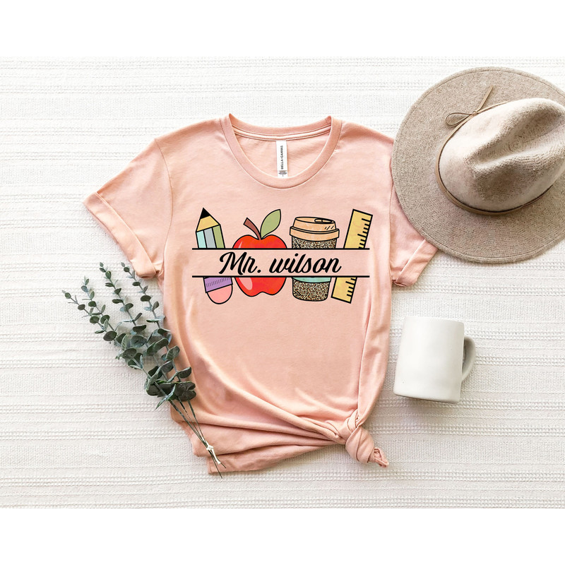 Customized Name teacher Shirt, Personalized Teacher Shirt, Gift for Teachers, Teacher Appreciation Gift - 4.jpg