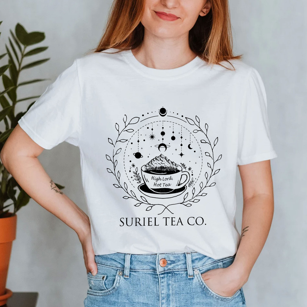 Suriel Tea Co Sweatshirt, Acotar Shirt, Bookish Sweat, SJM Merch, Golden Velaris, Suriel Tea Tshirt, Acotar Sweatshirt - 3.jpg