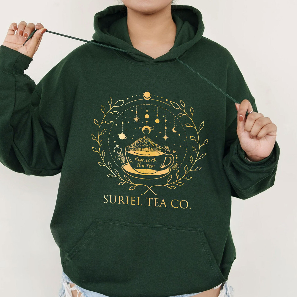 Suriel Tea Co Sweatshirt, Acotar Shirt, Bookish Sweat, SJM Merch, Golden Velaris, Suriel Tea Tshirt, Acotar Sweatshirt - 4.jpg