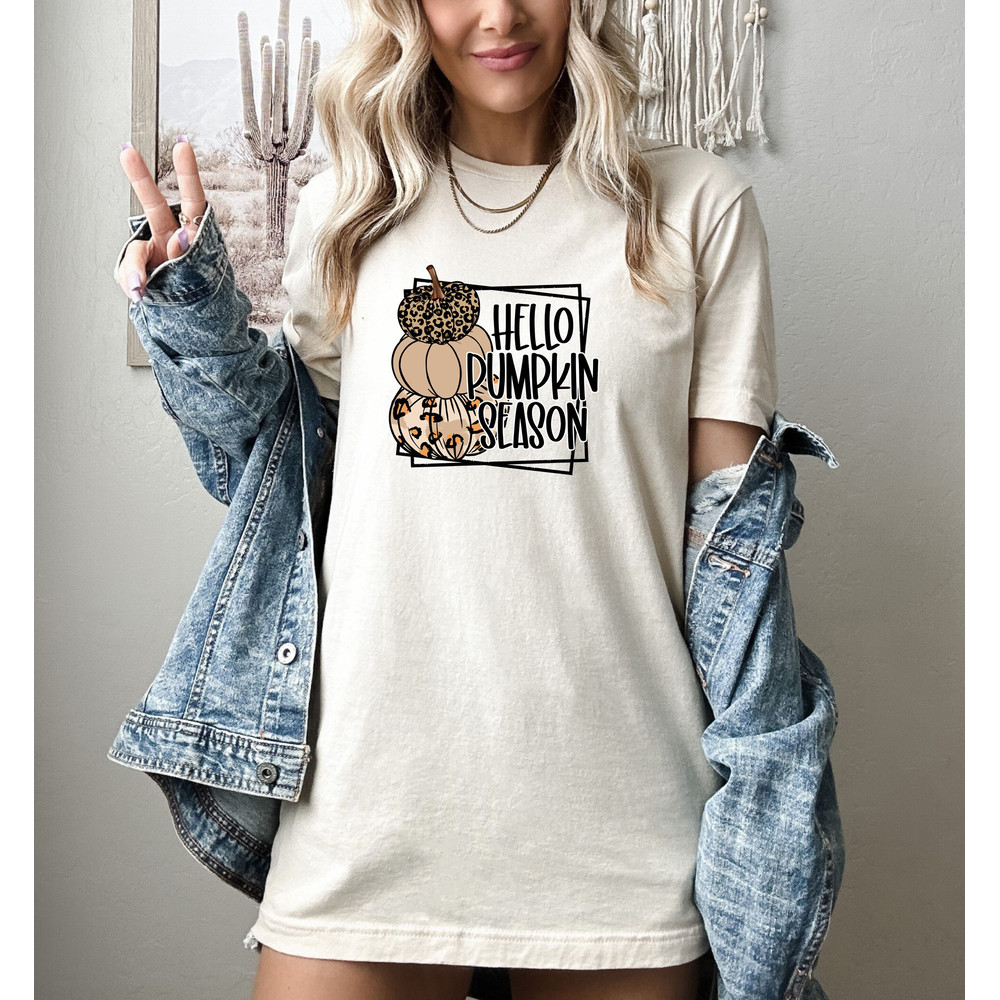 Fall Pumpkin Season Shirt,Cute Fall Shirt ,Thanksgiving Tshirt,Vintage Thanksgiving Crewneck, Pumpkin Patch Shirt, Autumn Sweater Halloween - 1.jpg