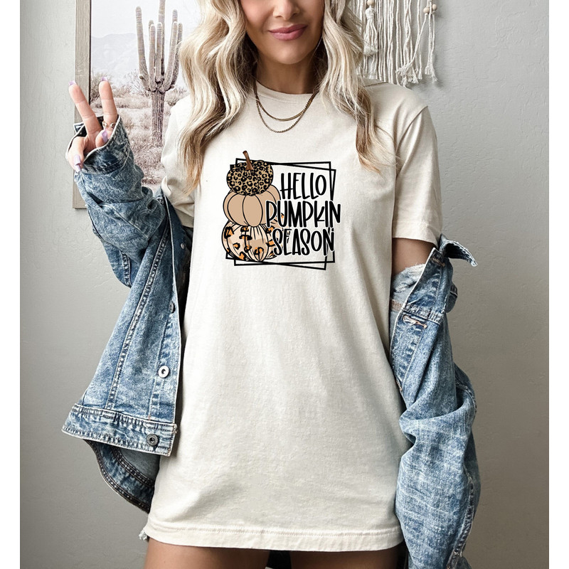 Fall Pumpkin Season Shirt,Cute Fall Shirt ,Thanksgiving Tshirt,Vintage Thanksgiving Crewneck, Pumpkin Patch Shirt, Autumn Sweater Halloween - 1.jpg