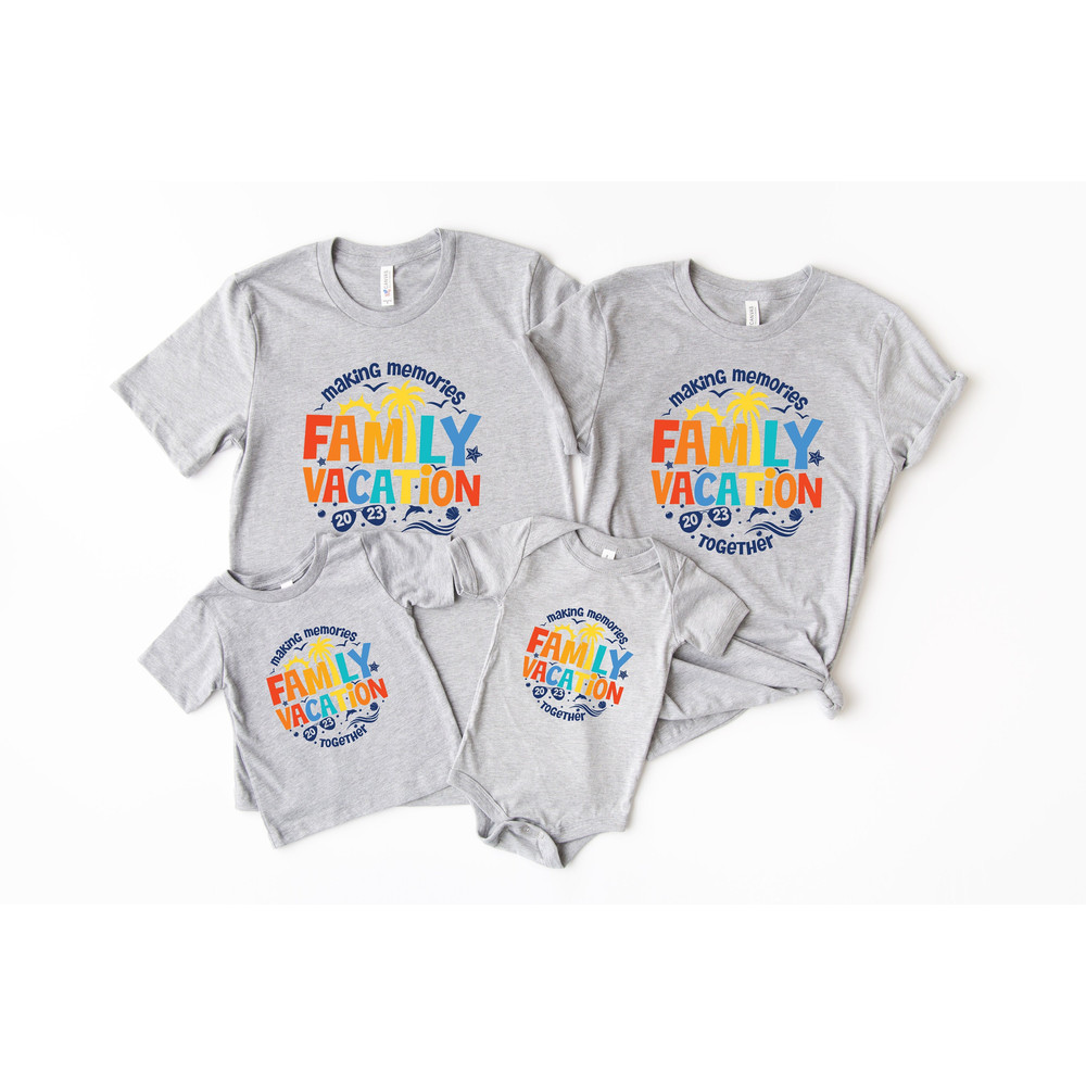 Family Vacation Making Memories Together Shirts, Family Matching Shirts, Family Traveling Shirts, Summer Shirts, Family Holiday Shirts - 1.jpg