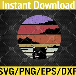 funny cats vintage - meme cat - retro cat svg, eps, png, dxf, digital download