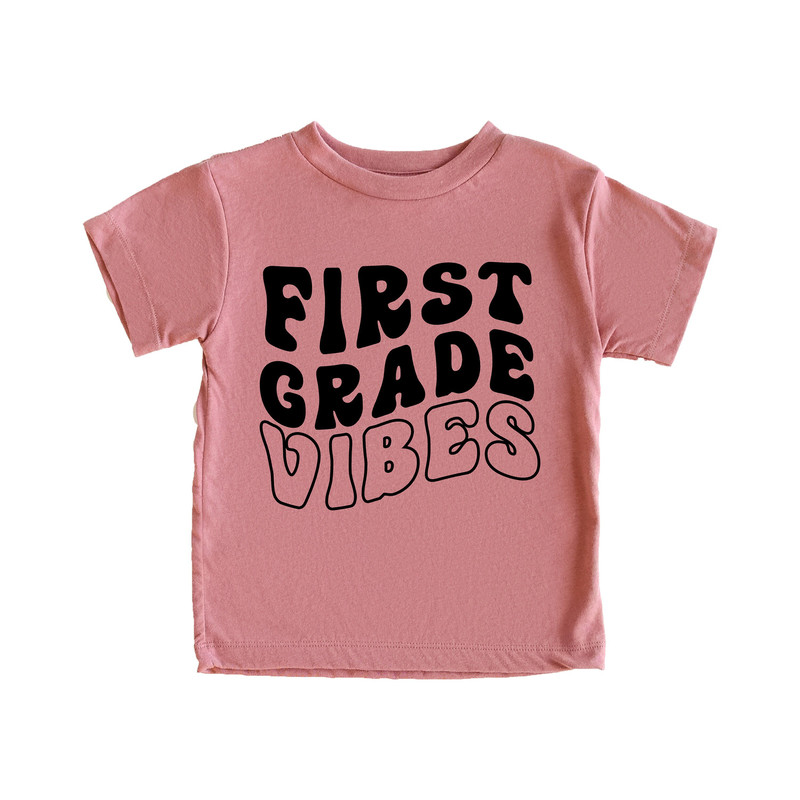 First Grade Vibes Shirt, Back to School Shirt, First Day Of School Shirt, Shirt for Girls and Boys, Teacher Appreciation Shirts - 1.jpg