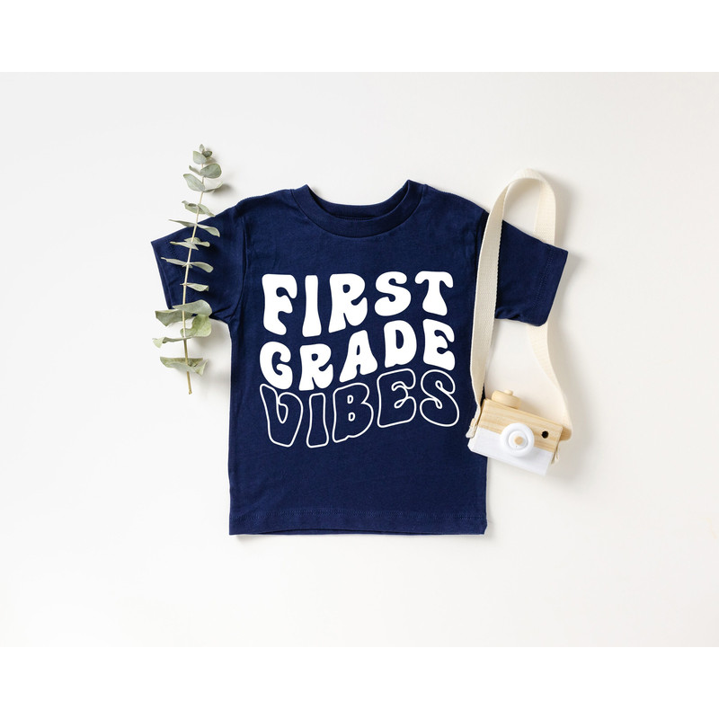 First Grade Vibes Shirt, Back to School Shirt, First Day Of School Shirt, Shirt for Girls and Boys, Teacher Appreciation Shirts - 2.jpg