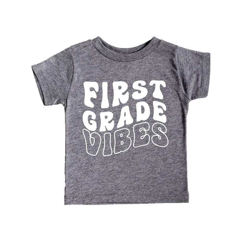 First Grade Vibes Shirt, Back to School Shirt, First Day Of School Shirt, Shirt for Girls and Boys, Teacher Appreciation Shirts - 3.jpg