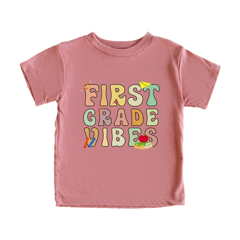 First Grade Vibes, Back to School Shirt, First Day Of School Shirt, Shirt for Girls and Boys, Teacher Appreciation Shirts - 5.jpg