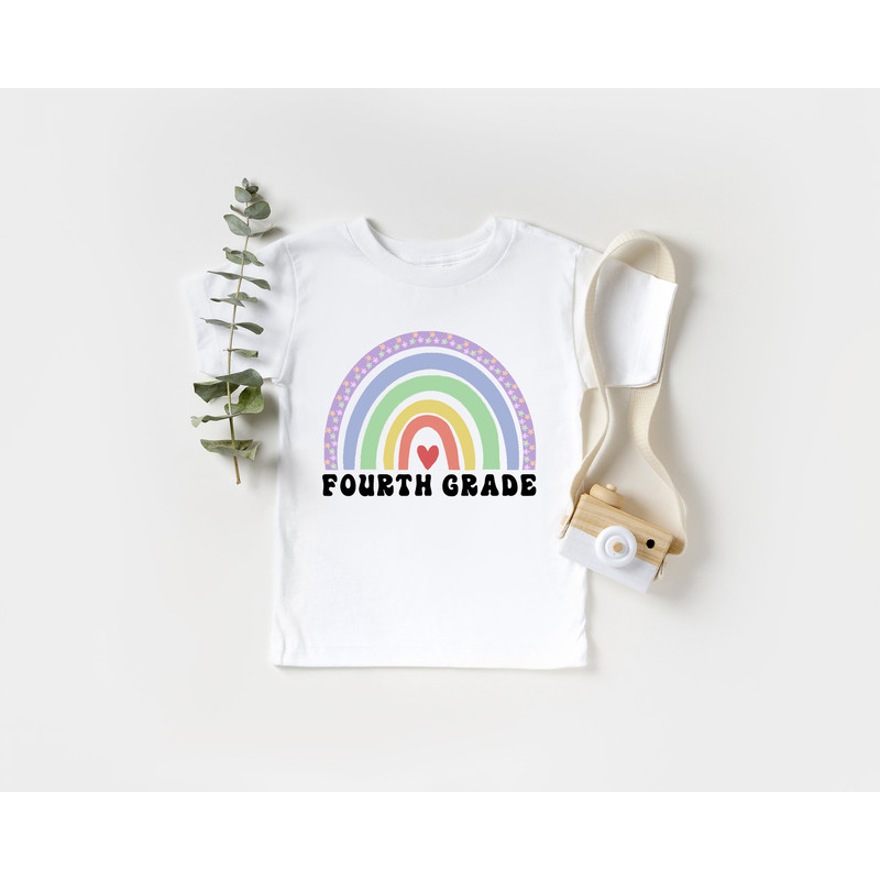 Fourth Grade Shirt, Back to School Shirt, First Day Of School Shirt, Rainbow Shirts, Teacher Appreciation Shirts, Fourth Grade Teacher Shirt - 3.jpg