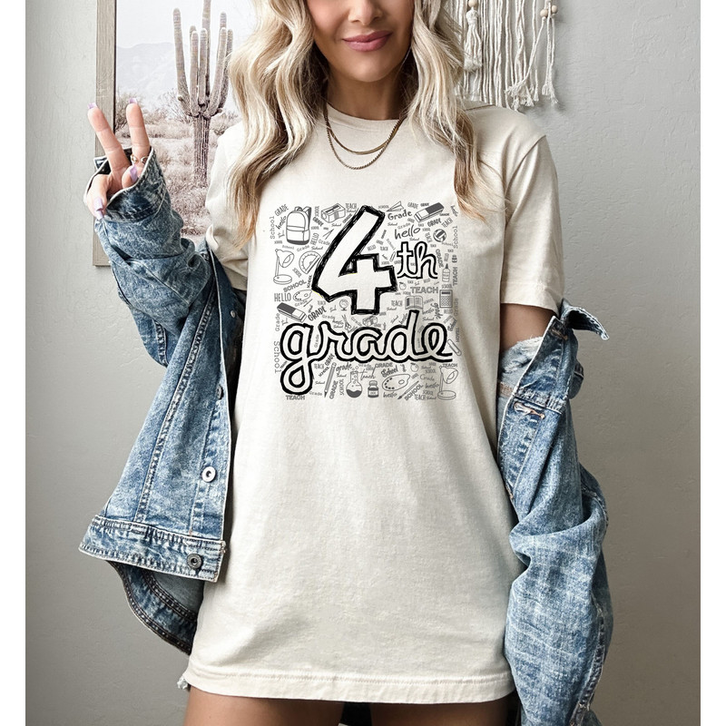 Fourth Grade Shirt,Back to School Shirt,Teacher Shirt, Back To School Shirt, Fourth Grade Teacher Shirt, First Day Of School Shirt,4th Grade - 6.jpg