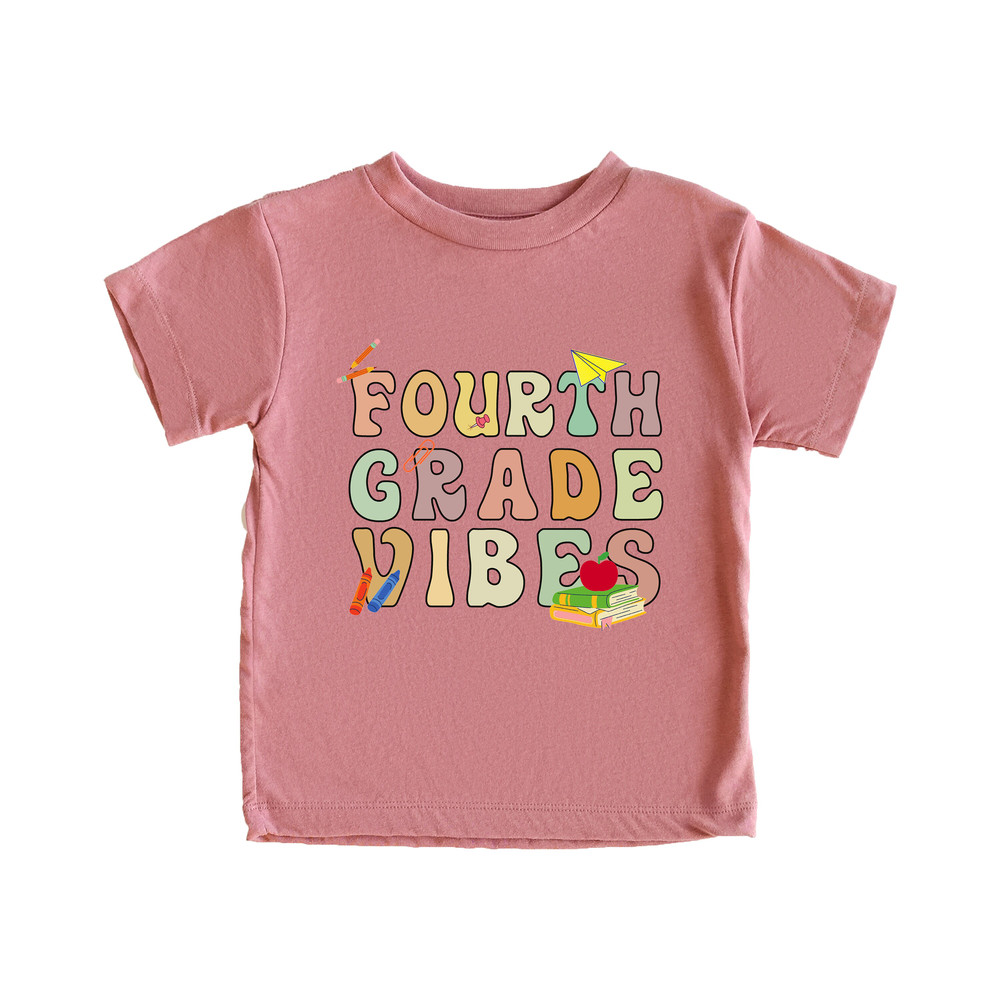 Fourth Grade Vibes, Back to School Shirt, First Day Of School Shirt, Shirt for Girls and Boys, Teacher Appreciation Shirts - 5.jpg