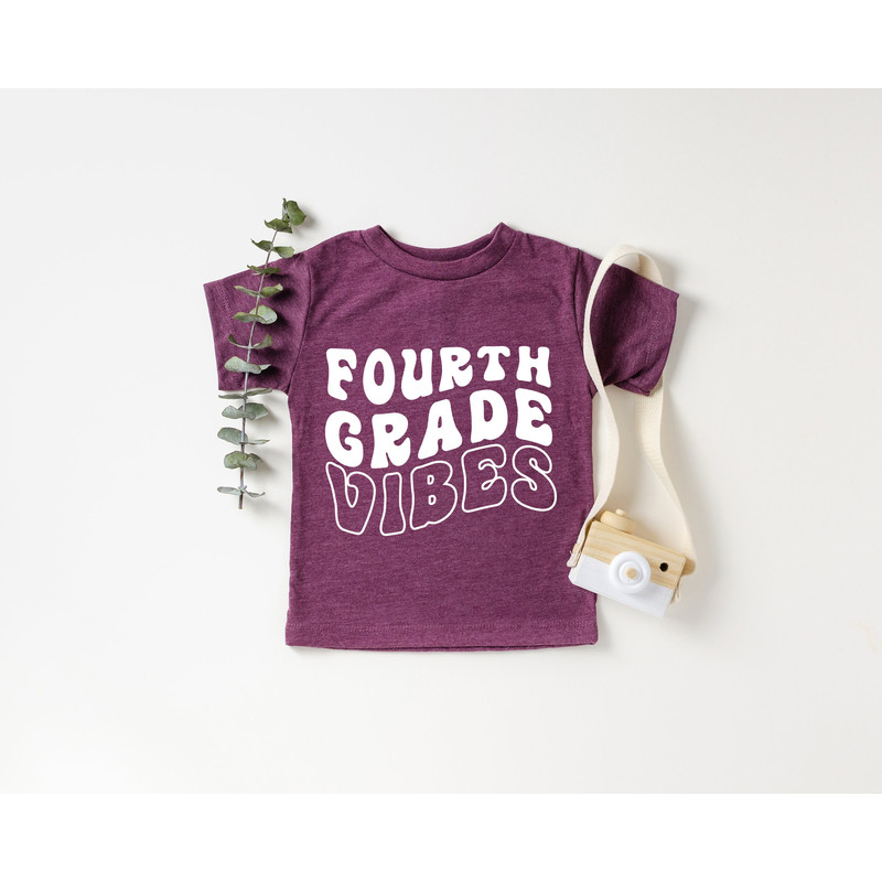 Fourth Grade Vibes, Back to School Shirt, First Day Of School Shirt, Shirt for Girls and Boys, Teacher Appreciation Shirts - 2.jpg