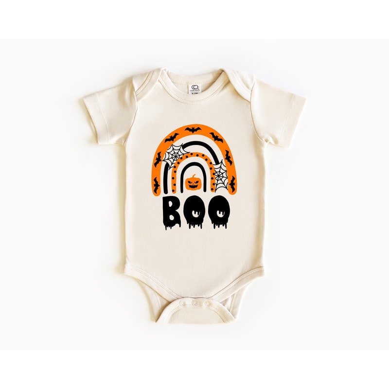 Halloween Boo Toddler,Retro Halloween Bodysuit,Ghost Halloween Baby Onesie,Newborn Gift Idea for Halloween,first halloween gift baby onesie - 3.jpg