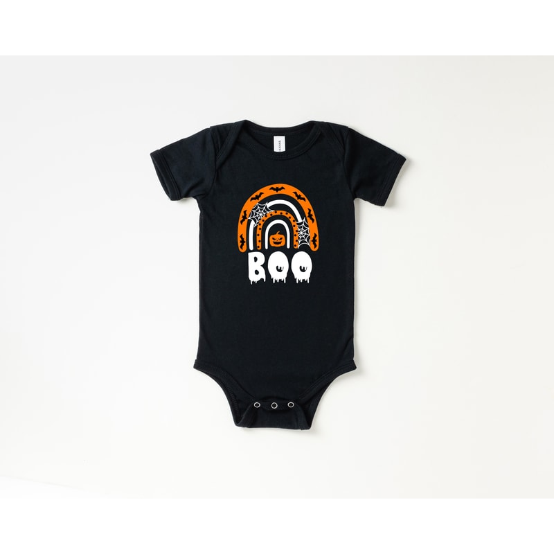 Halloween Boo Toddler,Retro Halloween Bodysuit,Ghost Halloween Baby Onesie,Newborn Gift Idea for Halloween,first halloween gift baby onesie - 4.jpg
