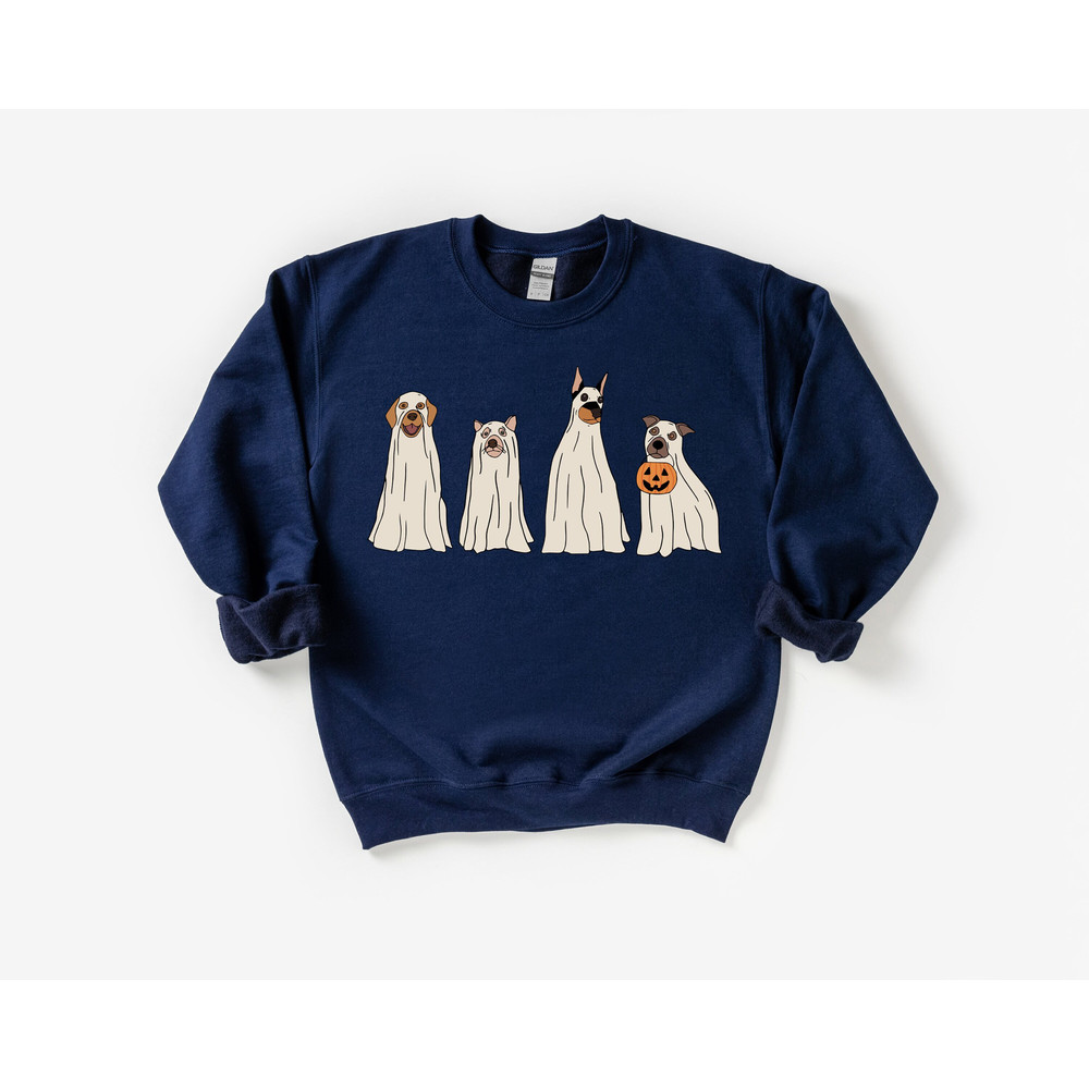 Halloween Dog Sweatshirt,Ghost Dog Sweatshirt,Halloween Sweatshirt,Halloween Gifts,Spooky Season Sweatshirt, Halloween Sweatshirt - 1.jpg