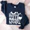 Halloween Sweatshirt, Happy Hallo Wine Sweatshirt, Funny Halloween Shirt, Halloween Wine Shirt, Halloween Gift, Spooky Season Sweatshirt - 4.jpg