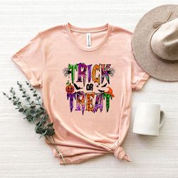 halloween trick or treat shirt, halloween gift, spooky season shirt, funny halloween shirt, halloween party, hocus pocus