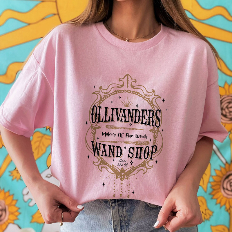 Wizard Book Shop Sweater, Ollivander's Wand Shop Shirt, HP Shirt, Potter T Shirt, Wizard Shirt, Book Nerd Shirt, Subtle Harry Shirt - 6.jpg
