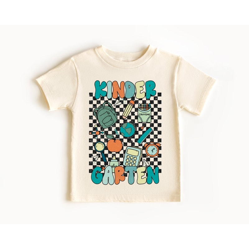 Kindergarten Colorful Rainbow Shirt, Hello Kindergarten Shirt,2023 Happy First Day Of School, Back To School Outfit, Welcome Kindergarten - 1.jpg