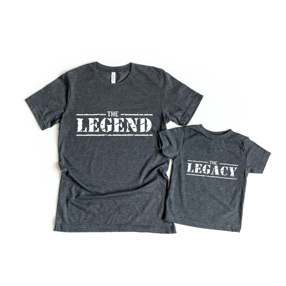 Legend And Legacy Shirts, Dad And Son Matching Shirt, Copy Paste Fathers Day Shirt, Daddy Shirt, Father's Day Shirts, New Dad Shirt - 1.jpg