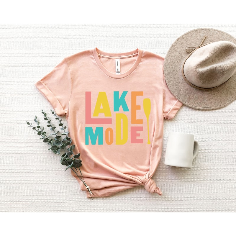 Lake Mode Shirt, Summer Shirt For Women,Lake Vibes Shirt,Lake Camping Group Shirts,Summer Gifts,Nature Lover,Lake Trip Shirt for Family - 4.jpg