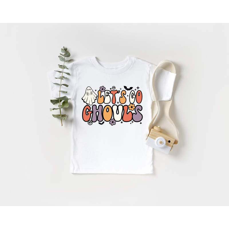 Let's Go Ghouls Onesie, Retro Halloween Bodysuit, Newborn Gifts For Halloween, Halloween Onesie, Halloween Bodysuit - 4.jpg