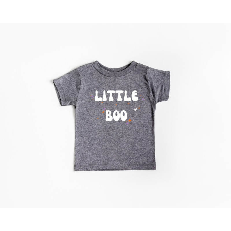 Little Boo Shirt, Cute Retro Halloween Bodysuit, First Halloween gift, Newborn Gift Idea for Halloween, Ghost Halloween Baby Onesie - 3.jpg