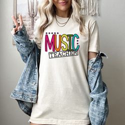 music teacher shirt, music teacher gift ideas, music teacher appreciation, music lover shirt, gift for music teacher