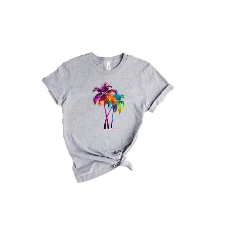 Palm Tree Shirt, Palm Beachy Summer Shirt, Summer Holiday Shirt, Summer Vacation Gift, Hawaiian Shirt, Girls Trip - 5.jpg