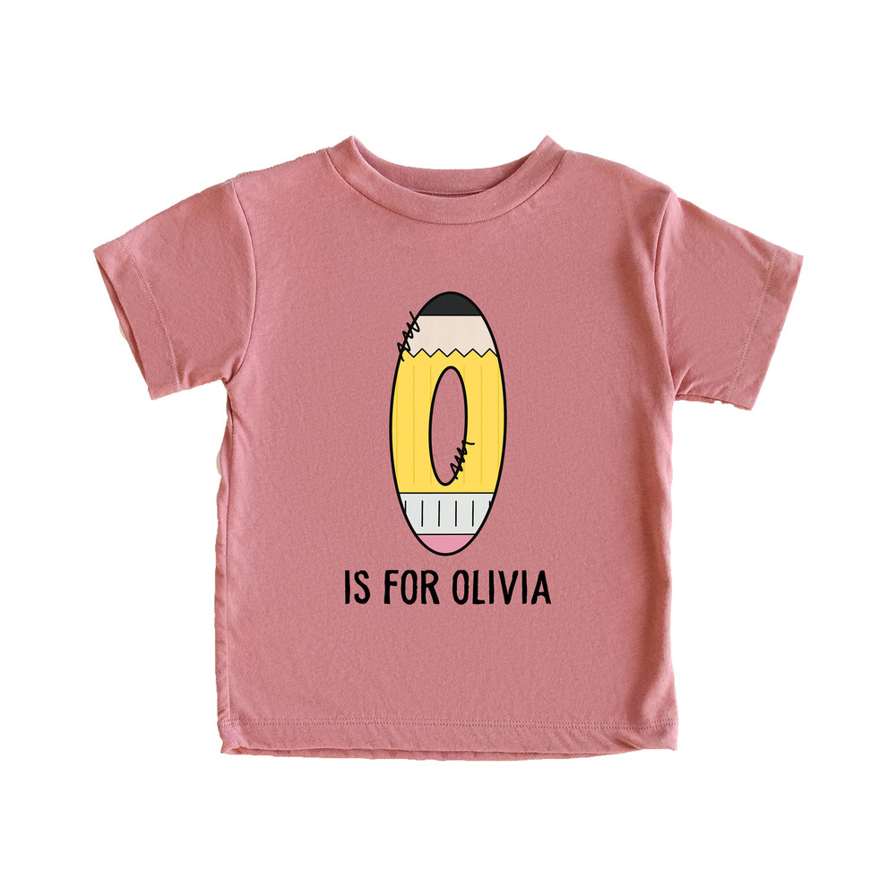 Personalized Back to School Shirt, First day of School Shirt with Name, Monogram Shirts For Girls and Boys, Pencil Shirt - 2.jpg