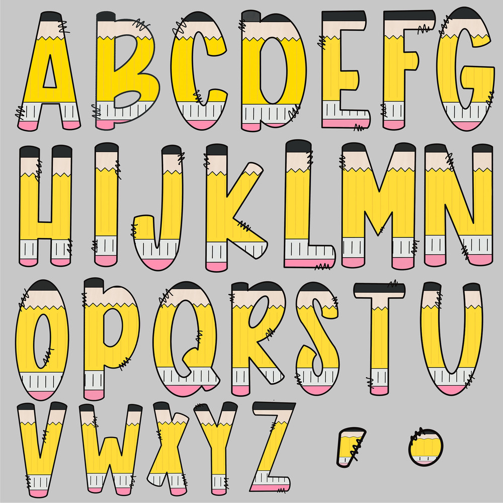 Personalized Back to School Shirt, First day of School Shirt with Name, Monogram Shirts For Girls and Boys, Pencil Shirt - 6.jpg