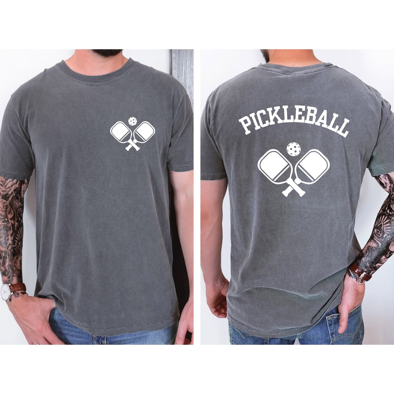 Pickleball Shirt Front and Backside Print, Pickleball Gift Shirt, Unisex Shirt, Pickleball Husband - 1.jpg