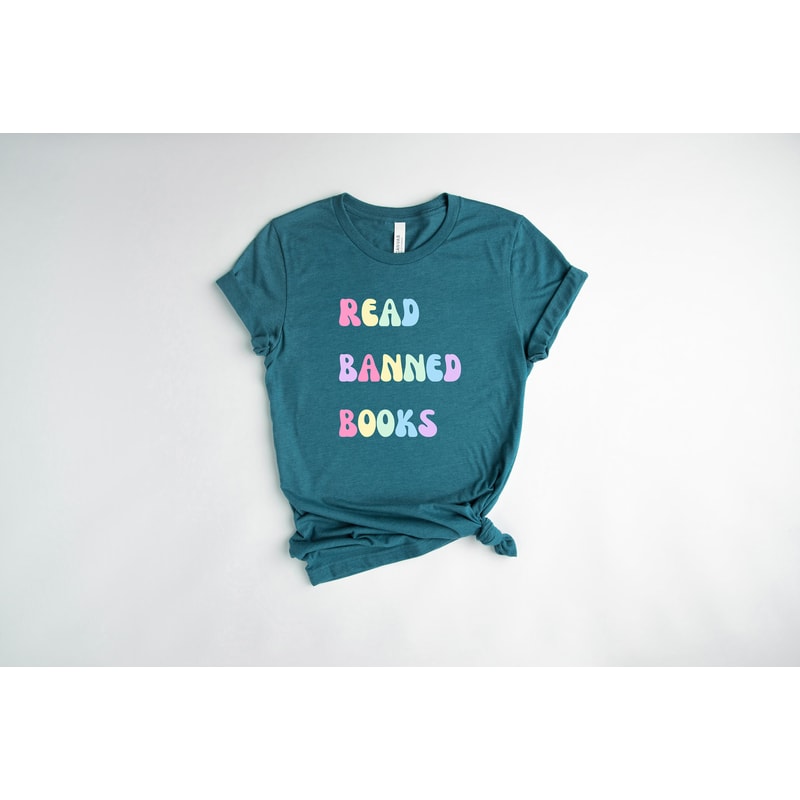 Read Banned Books Shirt, Banned Book Shirt, Reader Shirt, Book Nerd Shirt, Gift For Book Lover, Bookworm Shirt, Book Reader Shirt - 2.jpg