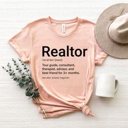 realtor definition shirt, realtor shirt, funny real estate shirt, gift for realtor, real estate agent gift