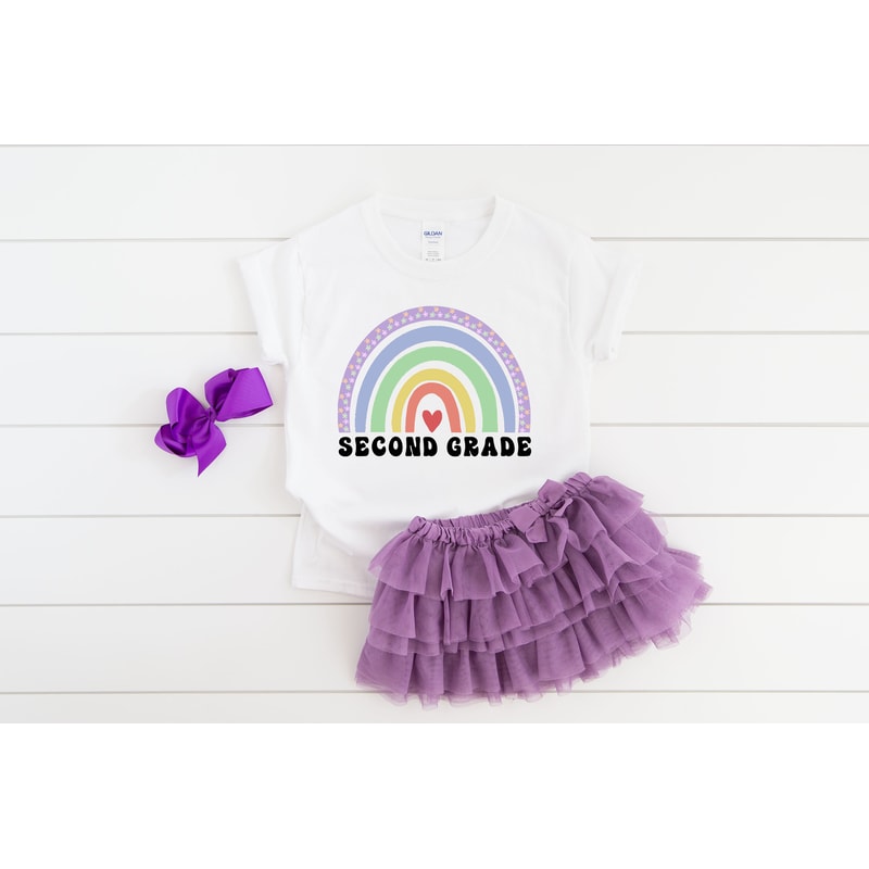 Second Grade Shirt, Back to School Shirt, First Day Of School Shirt, Rainbow Shirts, Teacher Appreciation Shirts, Second Grade Teacher Shirt - 3.jpg