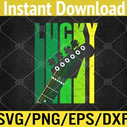 Guitarist St Patrick' Svg, Eps, Png, Dxf, Digital Download