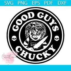 chucky starbucks good guys chucky svg, halloween svg