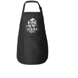head chef adult apron,cook apron,king of the kitchen apron,best chef apron gift,father day apron gift for men,funny baki